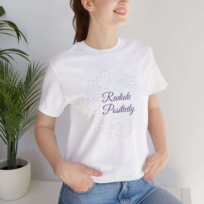 T-Shirt - Radiate Positivity - Luminous Gem Designs 